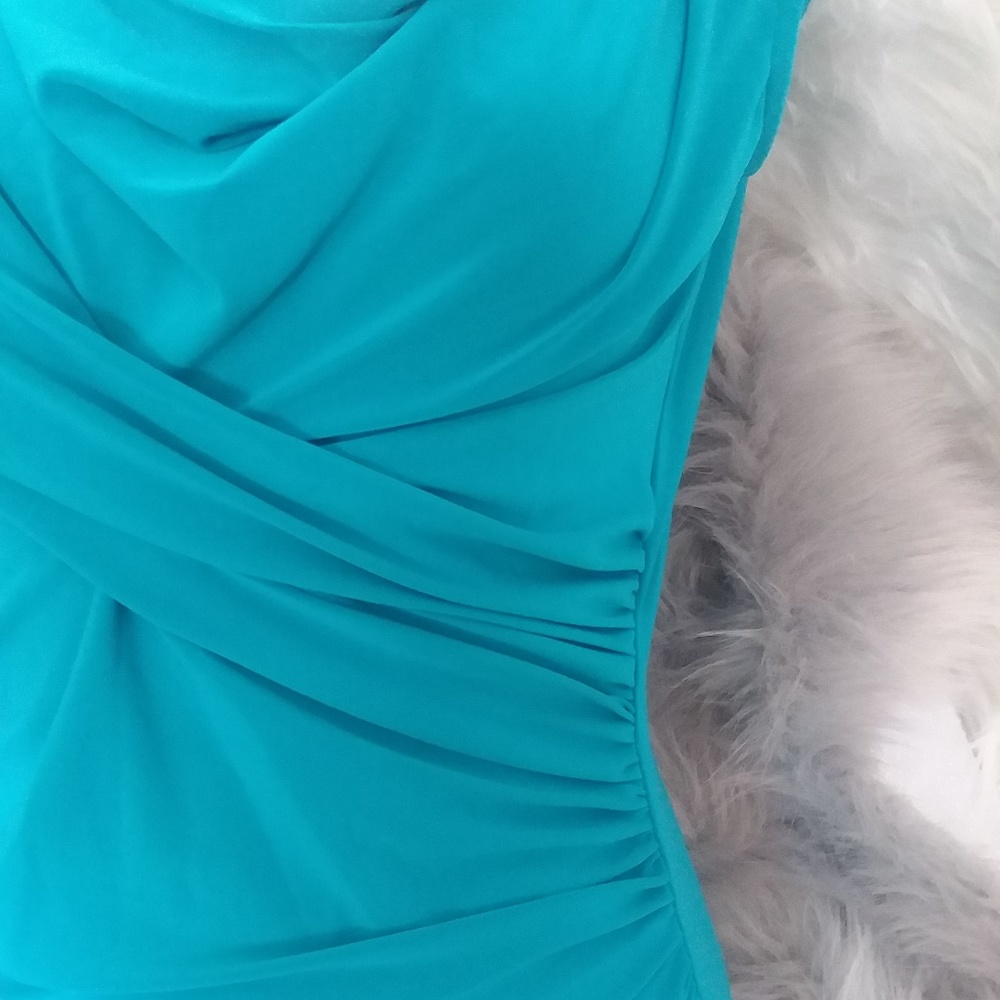 Vince Camuto Teal Top Size Small - Picture 2 of 4